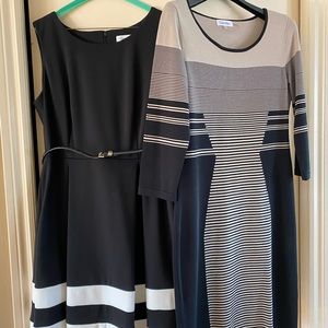 Bundle of 2 sz M Calvin Klein dresses